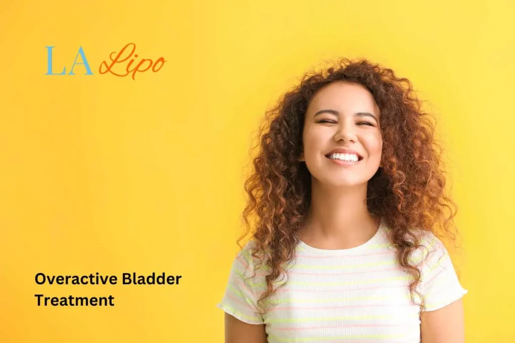 woman smiling about overactive bladder treatment Solihull Lodge solutions